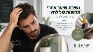 נשירת שיער אחרי תקופות של לחץ